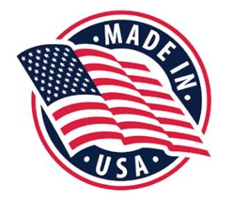 Trust badge icon highlighting supplement manufactured in the United States under strict quality standards